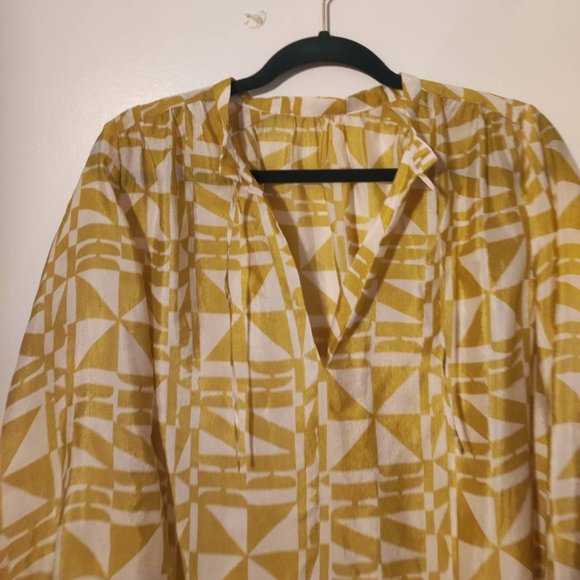 BAUM UND PFERDGARTEN Atlanta Geo Print Long Sleeve Dress size36 - Picture 2 of 4